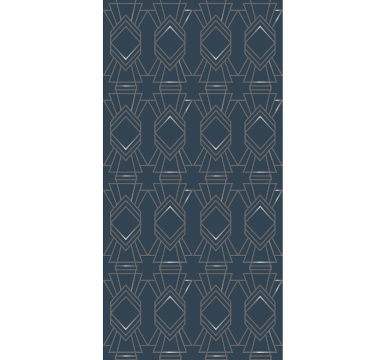 Geometristen muotojen kuvio moderni rullaverho - Tenstickers