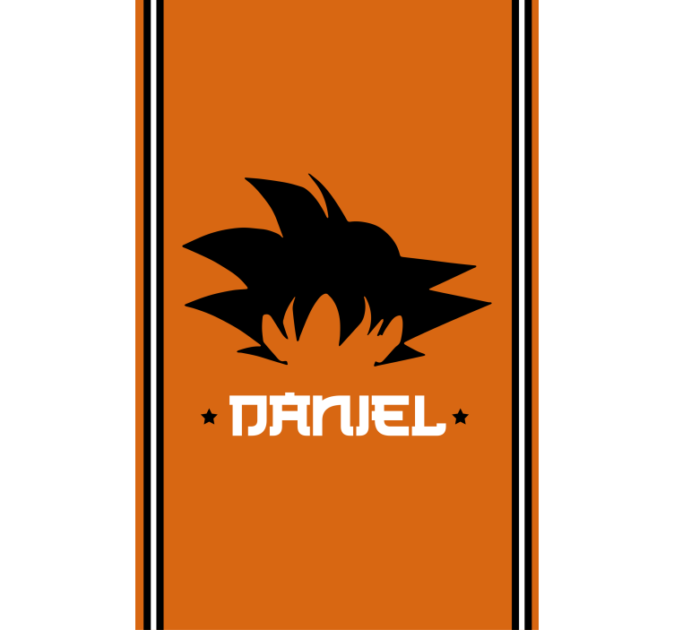 Goku muokattavissa rullaverho supersankari - Tenstickers