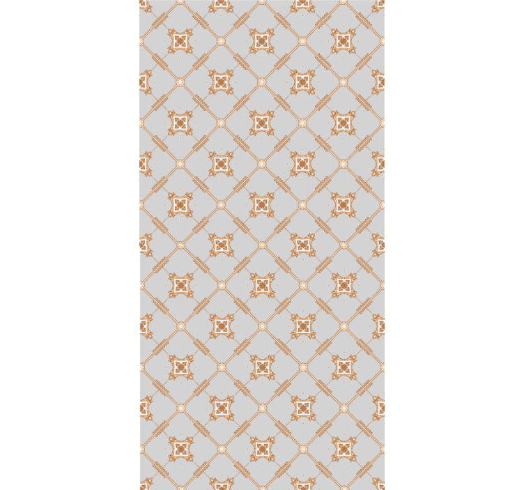 Laatatyylinen rombinen rakenne ja kuvio rullaverhot - Tenstickers