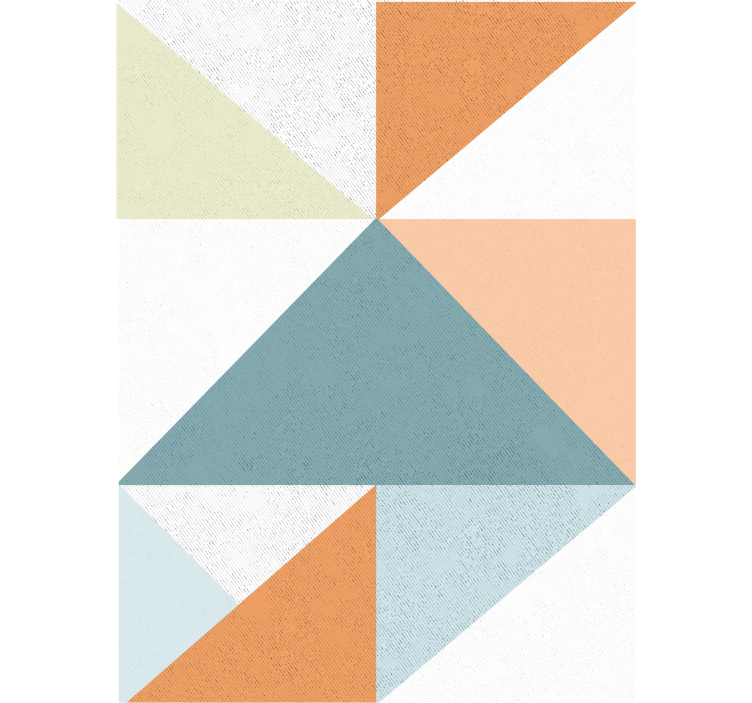 Geometrinen kolmiokuvio moderni rullaverho - Tenstickers