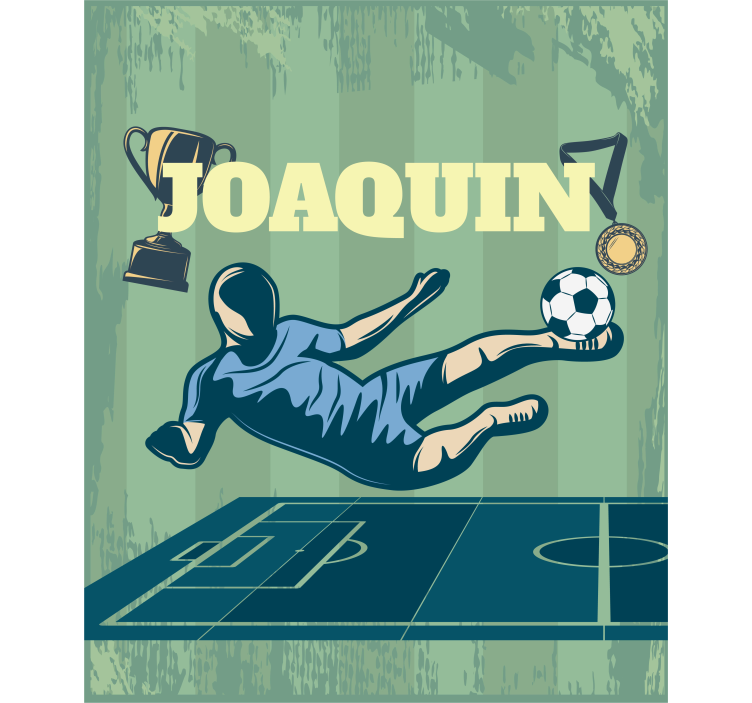 Jalkapallo nimellä rullaverho jalkapallo - Tenstickers