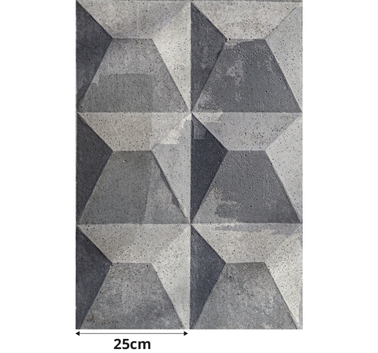 béton brut rakenne moderni rullaverho - Tenstickers