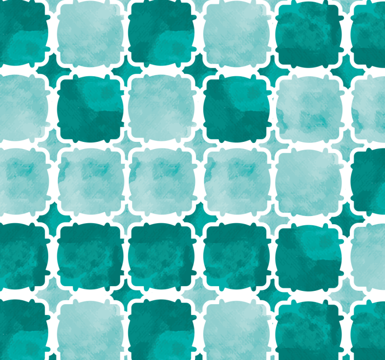 Akvarelli laatat rullaverho olohuoneeseen - Tenstickers