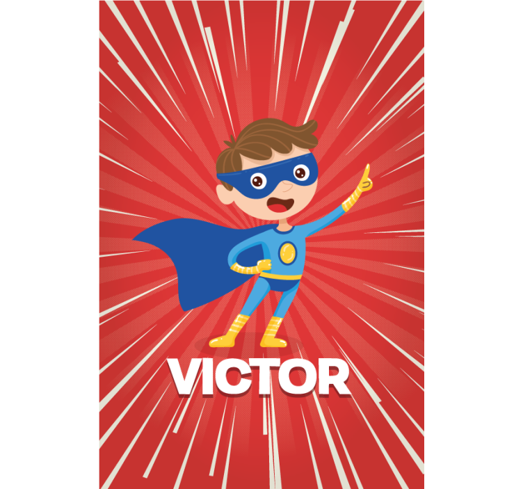 Super lapsi muokattava rullaverho - Tenstickers