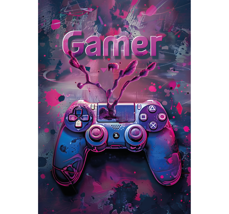 3d vaikutus geek-tyylinen rullaverho - Tenstickers