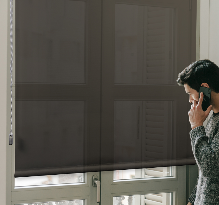 Erityinen väri seos olohuoneen rullaverhot - Tenstickers