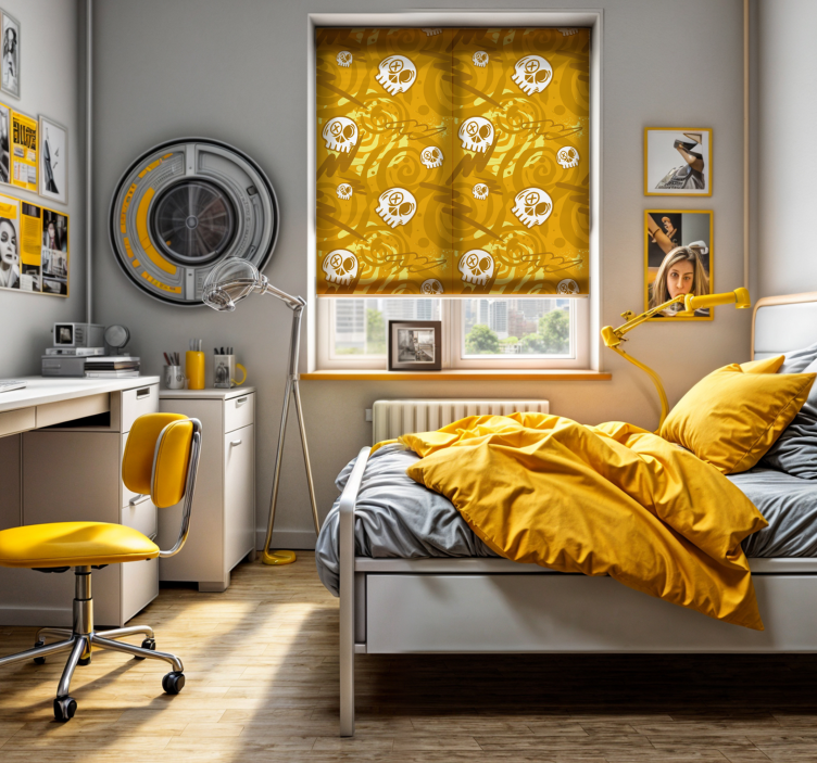 Graffitit kalloilla rullaverho teini-ikäiselle - Tenstickers