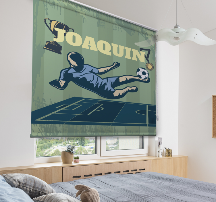 Jalkapallo nimellä rullaverho jalkapallo - Tenstickers