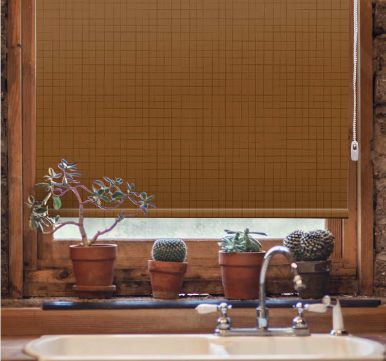 "japandi style" tekstuuri ja kuvion rullaverhot - Tenstickers