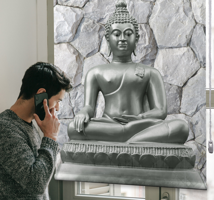 Kivi vaikutus buddha zen Rullaverho - Tenstickers
