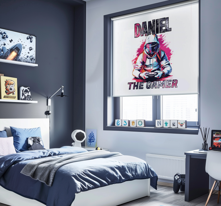 Muokattava pelityyli rullaverho - Tenstickers