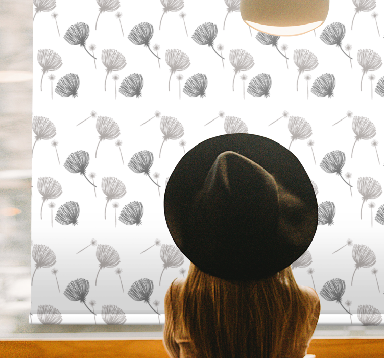 Niittykukkia pohjoismainen rullaverhot - Tenstickers