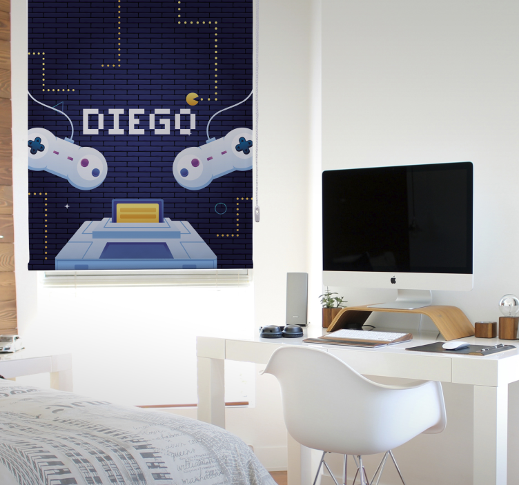 Videopelien mukautettu painettu ikkunavarjostin - Tenstickers