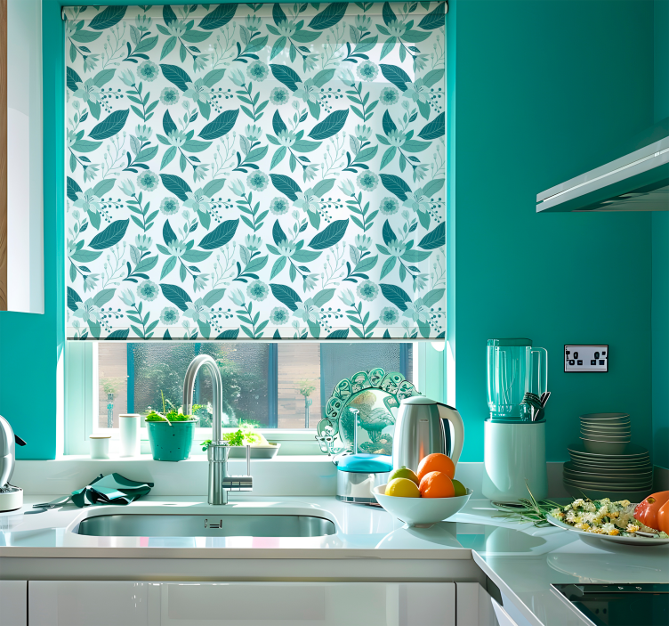 Pohjoismainen kasvisto skandinaavinen rullaverho - Tenstickers