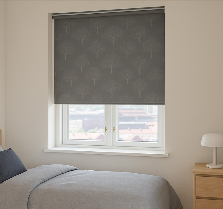 Puukuvio teini-ikäisen rullaverho - Tenstickers