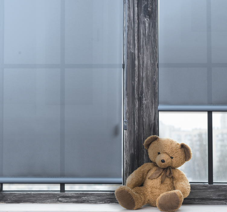 Vaalea syaani sävy pimennys rullaverho - Tenstickers