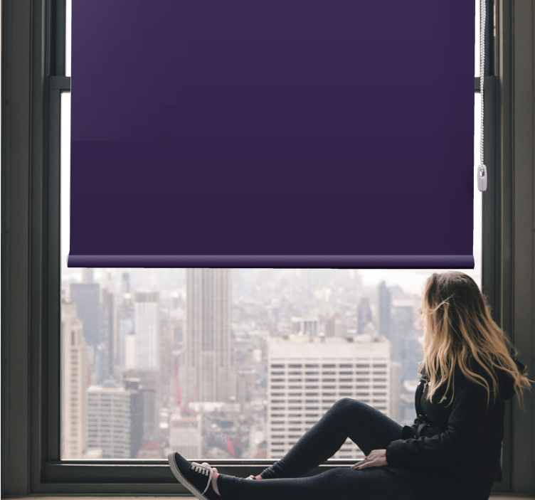 Tyylikäs tumma sävy pimennys rullaverho - Tenstickers