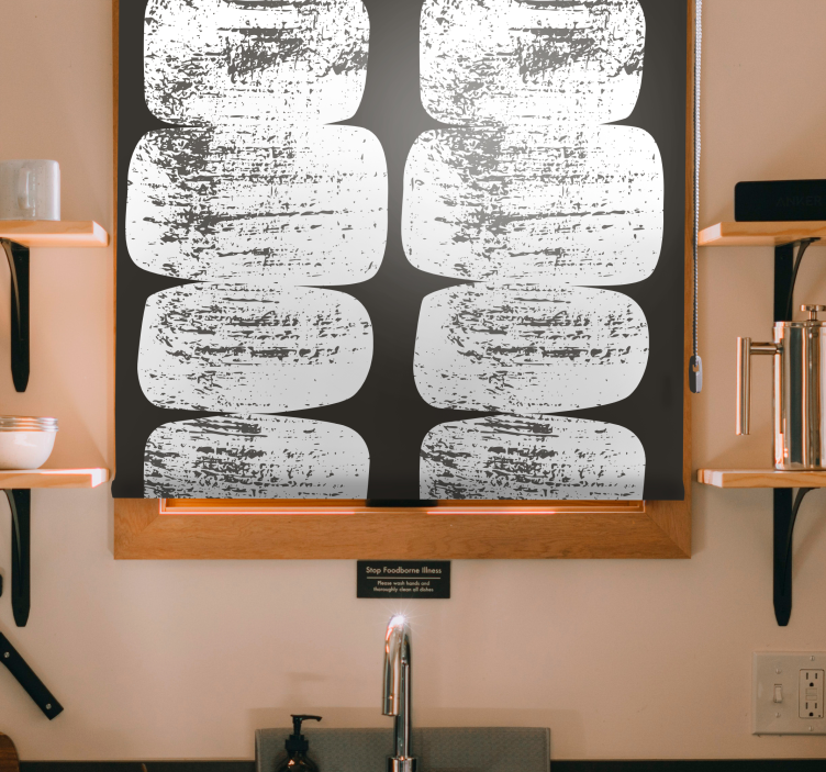 Vuosisadan puolivälin tyyli eri tahroja moderni kaihdin - Tenstickers