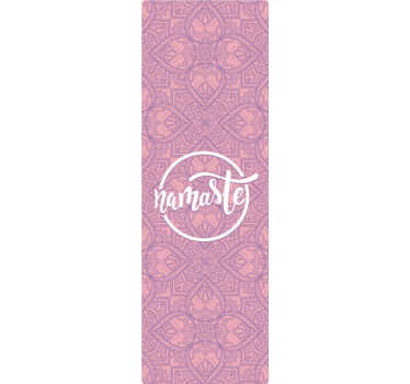Violetti rullaverho rauhoittava jooga - Tenstickers