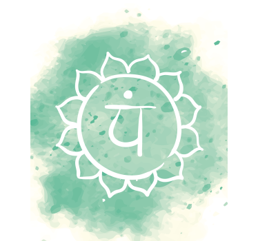 Kaunis sydänchakra symboli buddha rullaverhot - Tenstickers