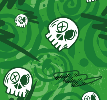 Graffitikalloja rullaverho teini-ikäiselle - Tenstickers