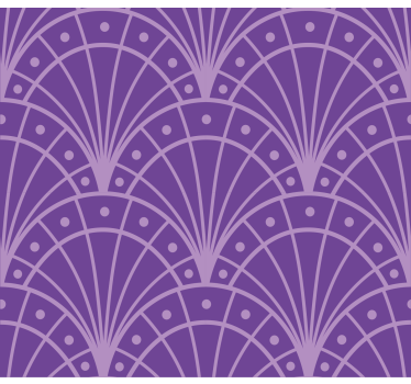 Minimalistinen lila artdeco rullaverho olohuoneeseen - Tenstickers