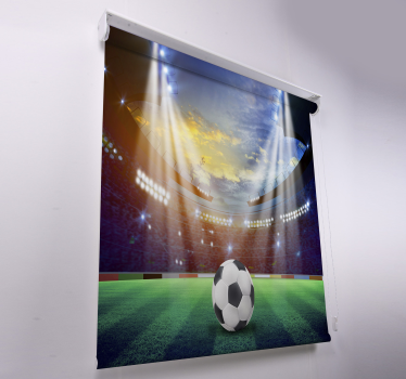 Jalkapallostadion rullaverhot jalkapallo - Tenstickers