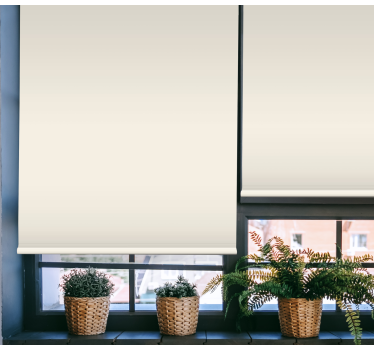 Vaalean beige olohuoneen rullaverho - Tenstickers