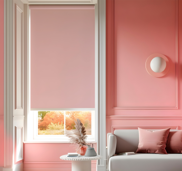 Vaaleanpunainen pastelli pinkki rullaverho - Tenstickers