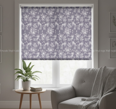 Violetti kukkakuosi rullaverho - Tenstickers