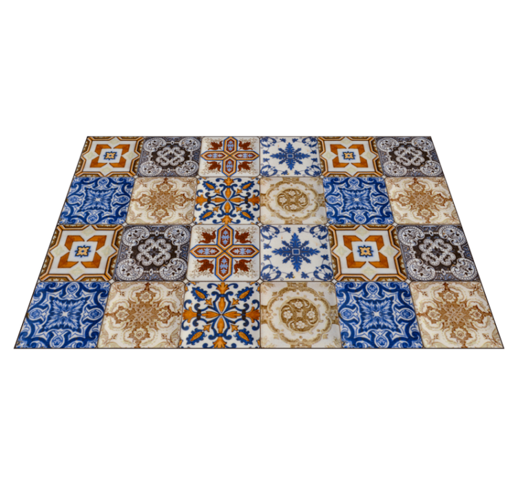 Monivärinen hydrauliikka alkuperäinen pöytätabletti - Tenstickers