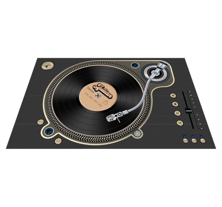 Vinyylilevyn nimi placemats - Tenstickers