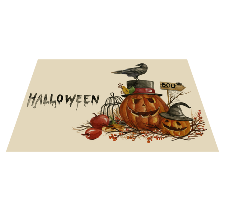 Vesiväri halloween Muut värit pöytätabletti - Tenstickers