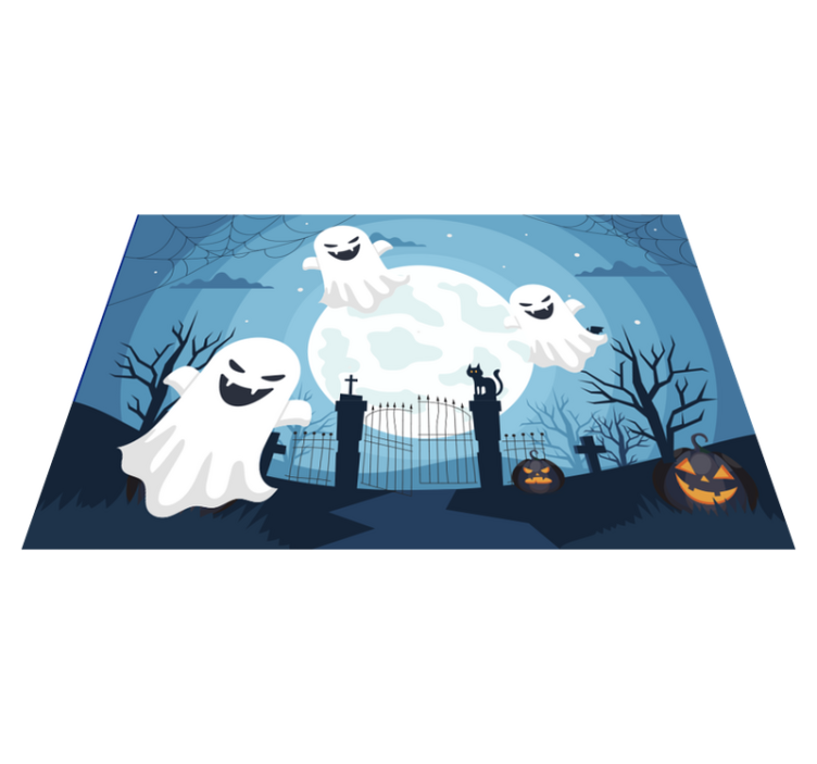 Hassu haamu teema halloween pöytätabletti - Tenstickers