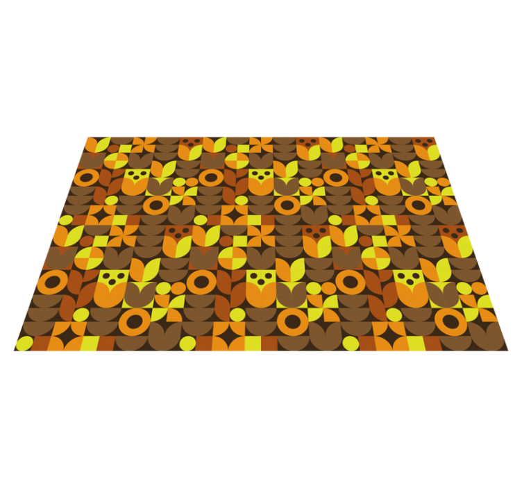 Abstrakti 70-luku Muut värit pöytätabletti - Tenstickers