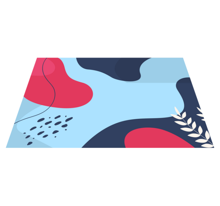 Värikkäät abstraktit muodot alkuperäinen pöytätabletti - Tenstickers