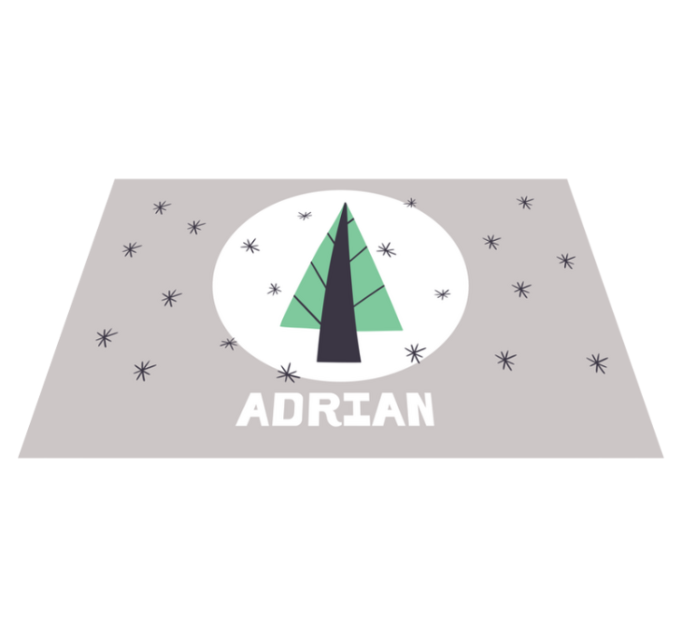 Henkilökohtainen joulukuusi jouluinen pöytätabletti - Tenstickers