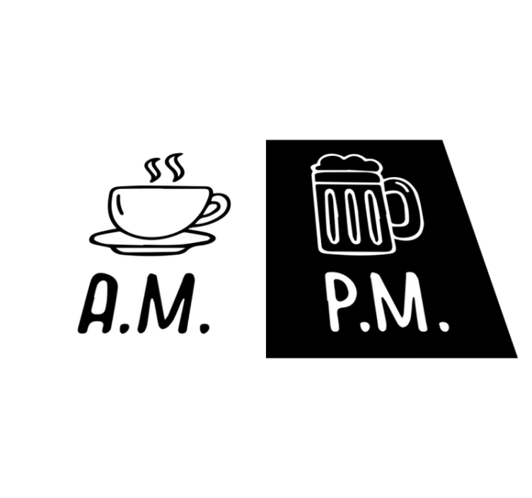 Kahviolutkontrasti pöytätabletti tekstillä - Tenstickers