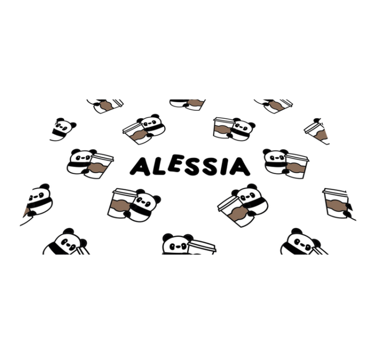 Söpöt pandahahmot lasten pöytätabletti - Tenstickers