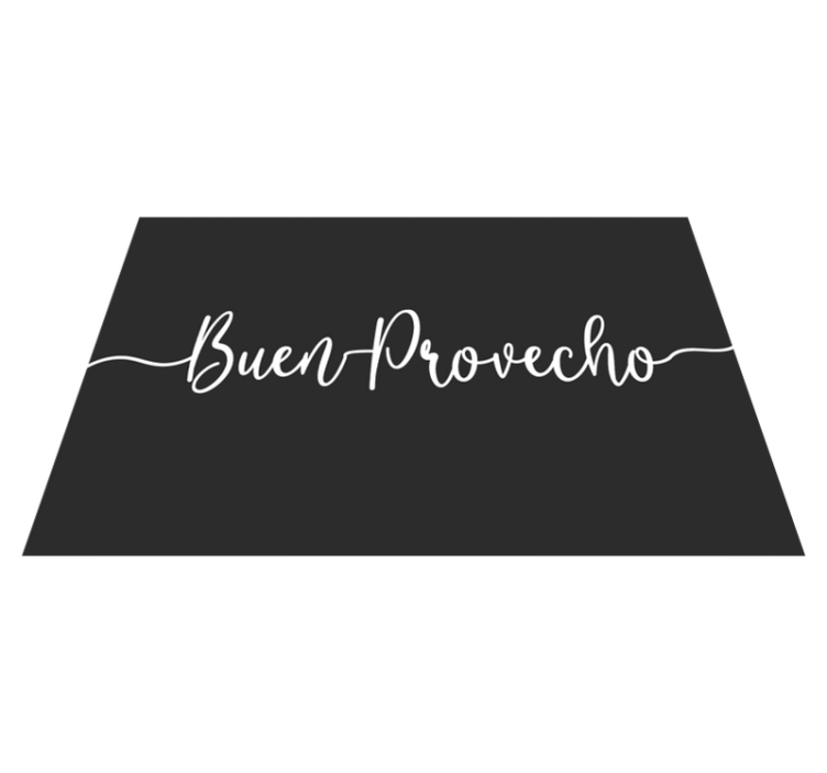 Elegantti ruokailuvahvistus pöytätabletti tekstillä - Tenstickers