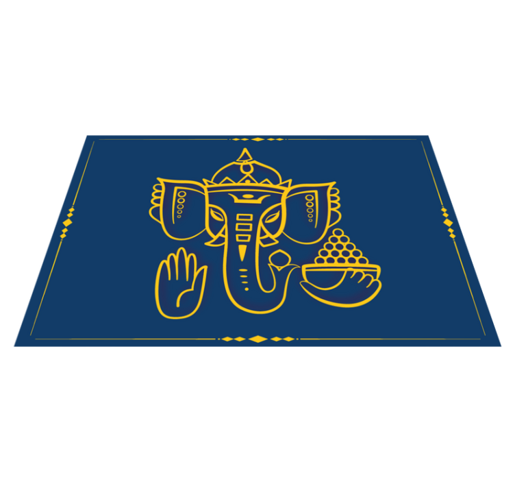Alkuperäinen pöytätabletti perinteisellä ganesha-motiivilla - Tenstickers