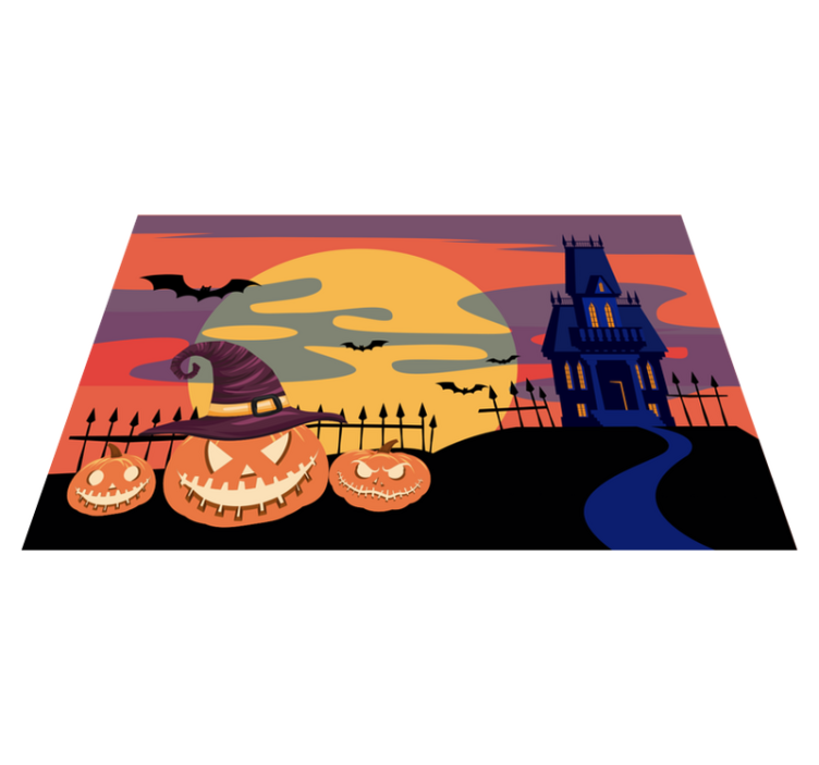 Kurpitsan painajaisnäyttämö halloween pöytätabletti - Tenstickers