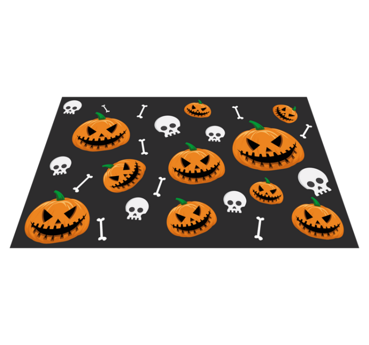 Halloween kurpitsakuviopöytätabletti - Tenstickers