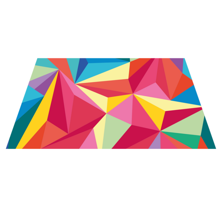 Alkuperäinen pöytätabletti geometrinen värikoostumus - Tenstickers