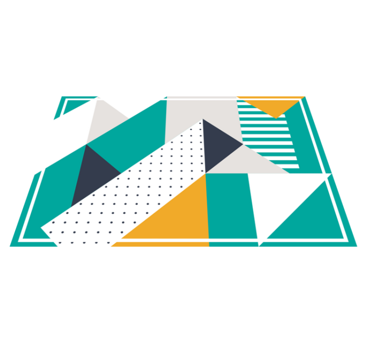 Pöytätabletti moderni geometriset kuviot - Tenstickers