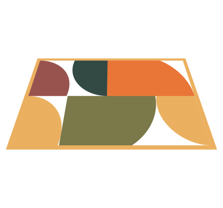 Tyylikkäät geometriset muodot pöytätabletti moderni - Tenstickers