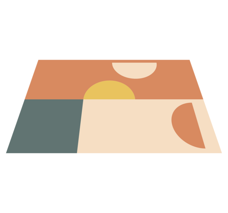 Värikkäät geometriset muodot pöytätabletti moderni - Tenstickers