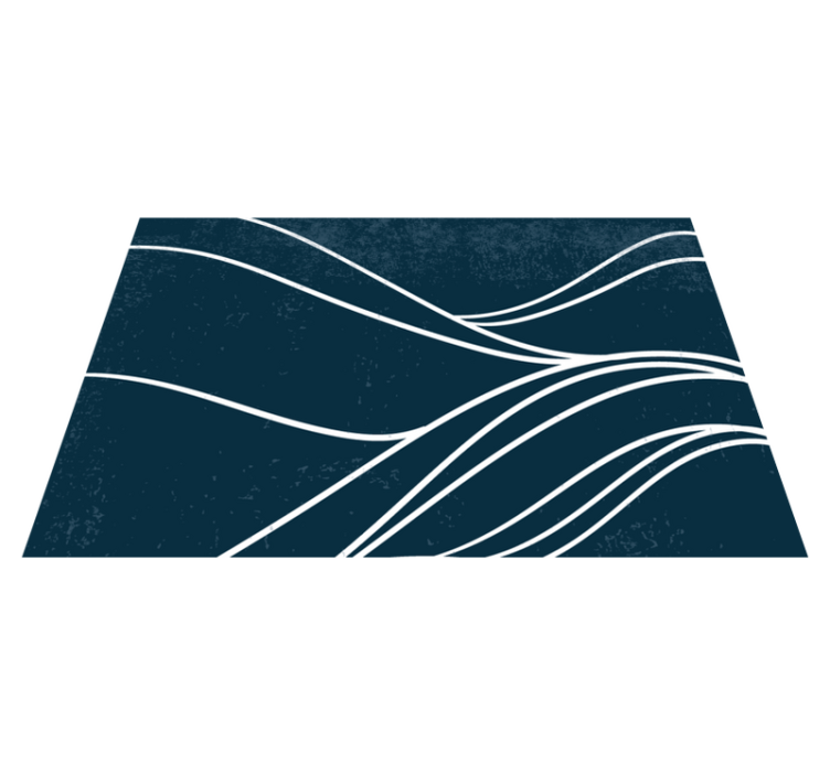 Pöytätabletti moderni elegantti aalto-kuvio - Tenstickers