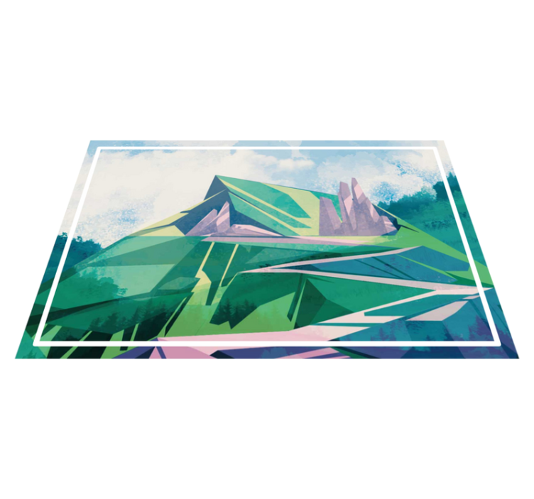 Maalattu moderni maisema Alkuperäinen pöytätabletti - Tenstickers