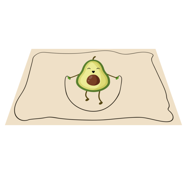 Iloinen avokado pöytätabletti - Tenstickers